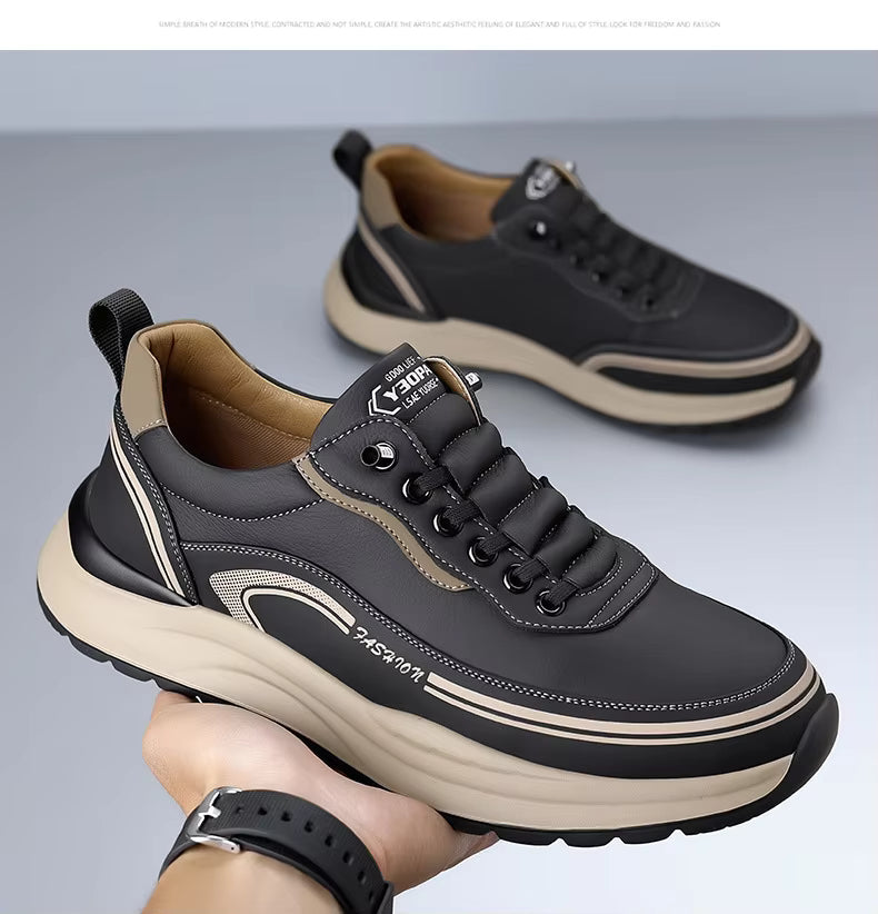 Men's Artificial Leather Waterproof Casual Shoes