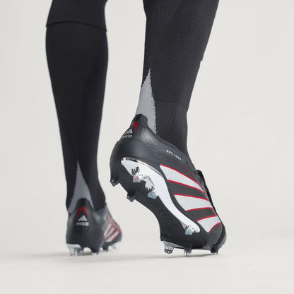 Predator Obsidian Strike Fold-Over Tongue Firm Ground Football Boots