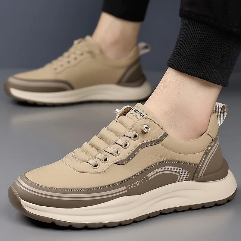 Men's Artificial Leather Waterproof Casual Shoes