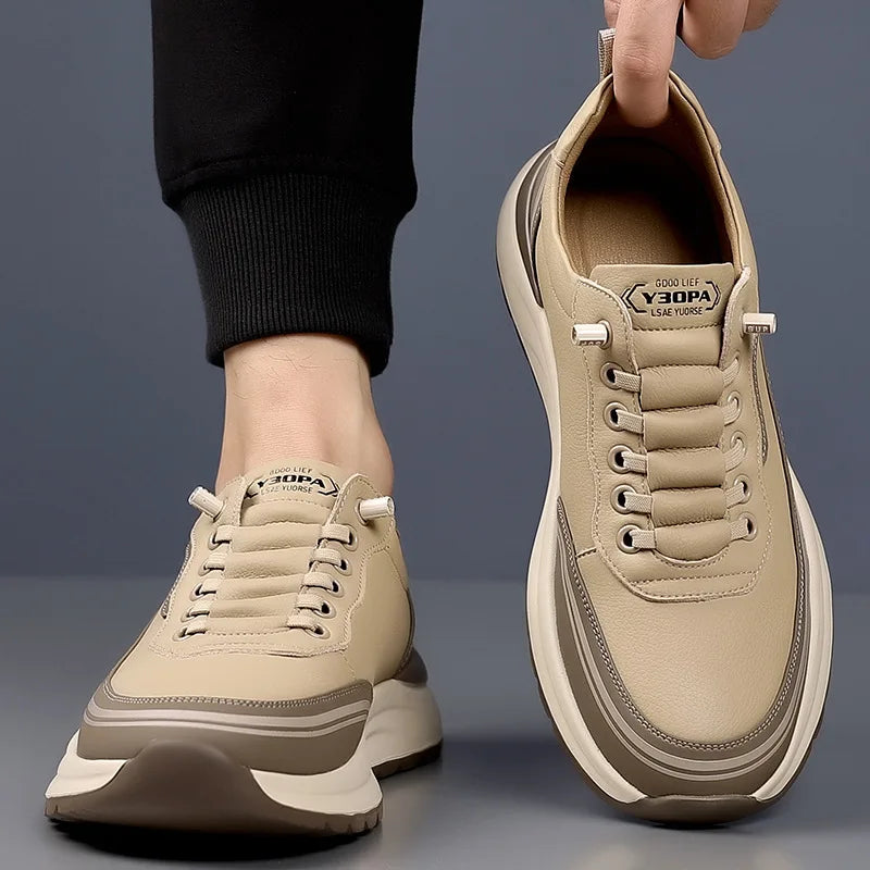 Men's Artificial Leather Waterproof Casual Shoes